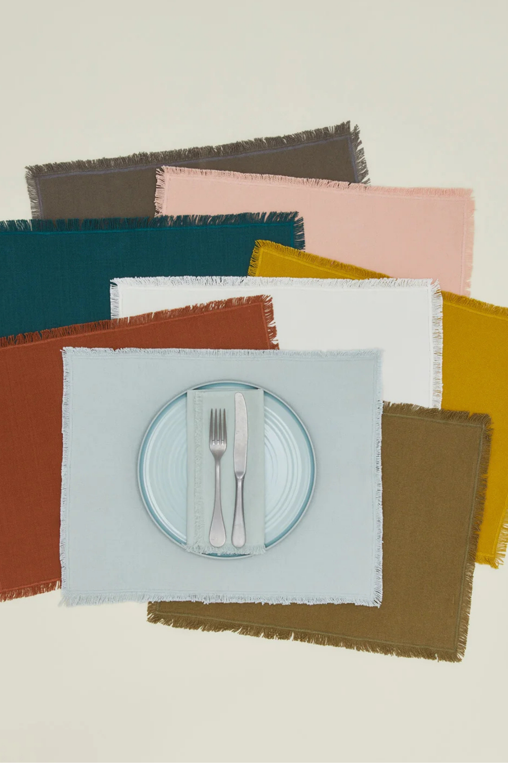 Essential Dinner Placemats Sky | Set of 4