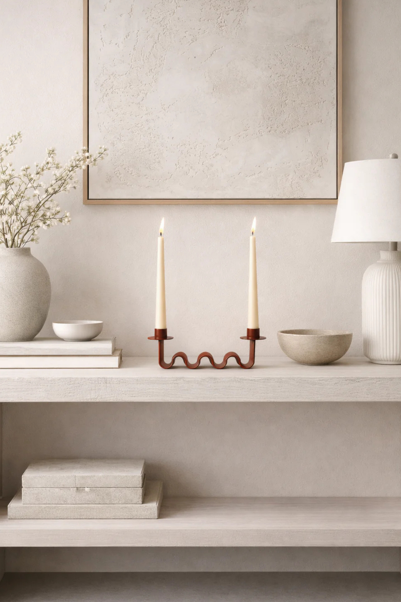 Helen Candle Holder | Red