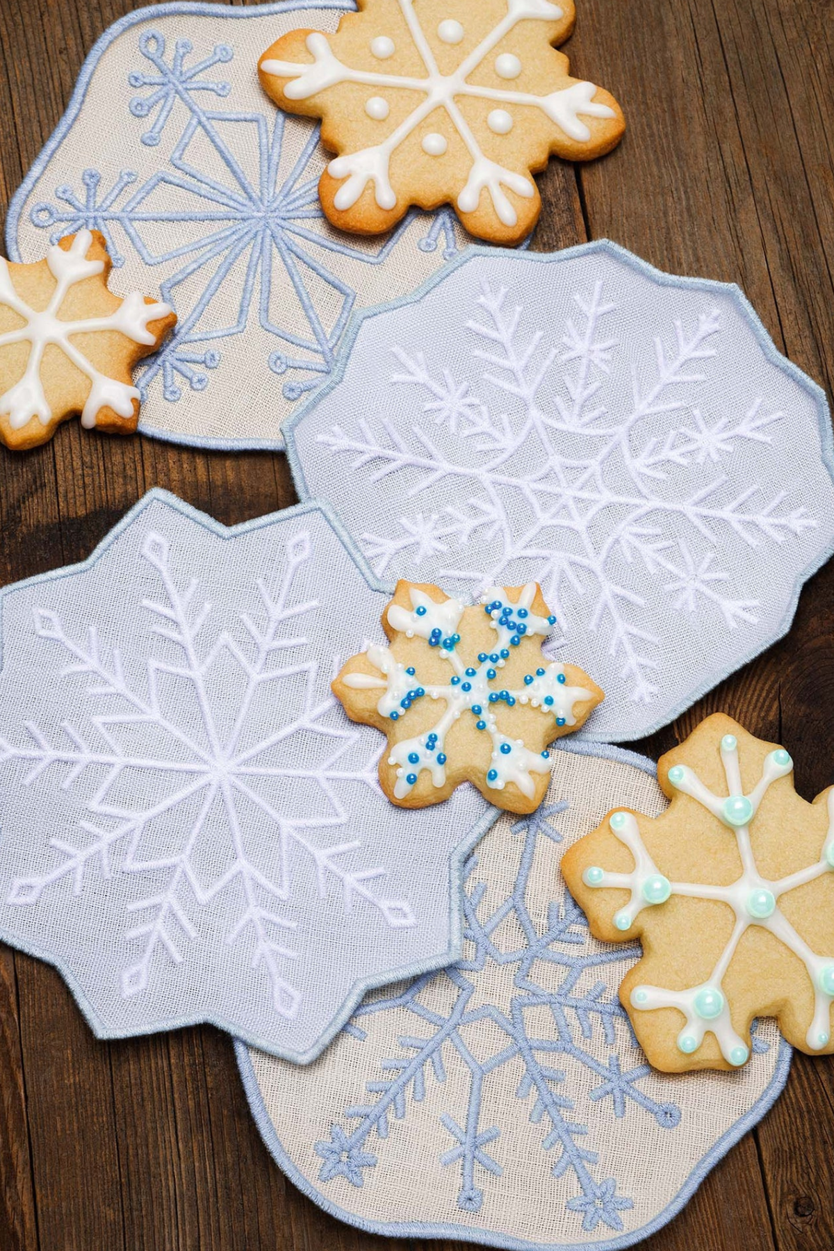 Snowflakes Cocktail Napkins