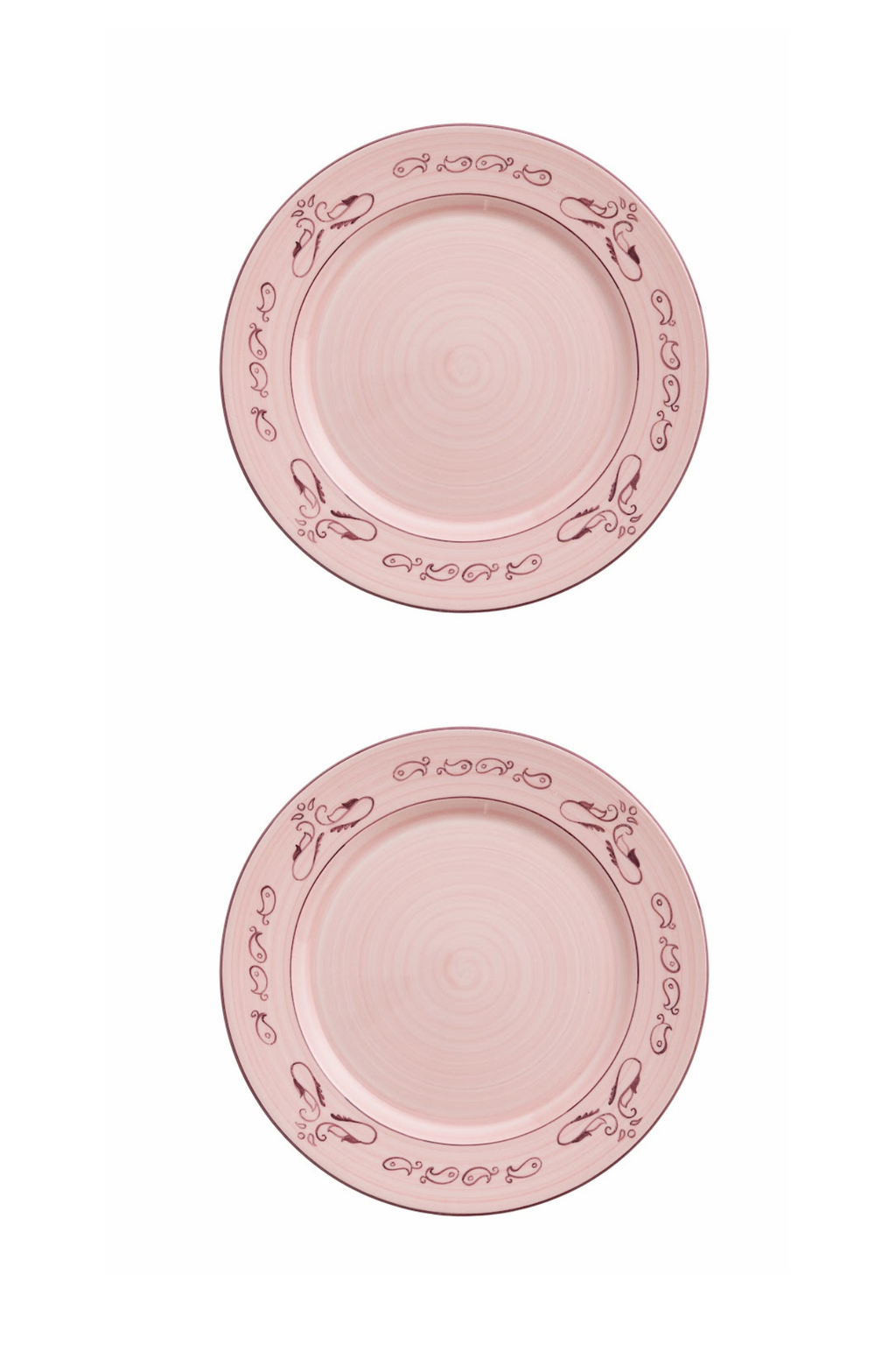 Gone Riding Dinner Plates Pink | Set of 2