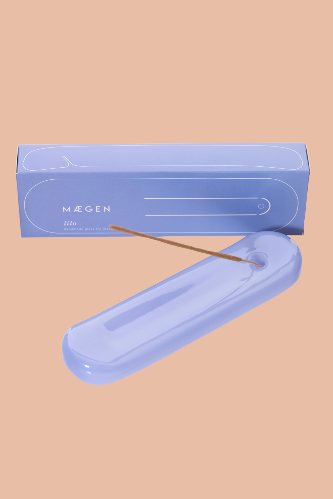 Lilo Incense Holder | Milky Blue