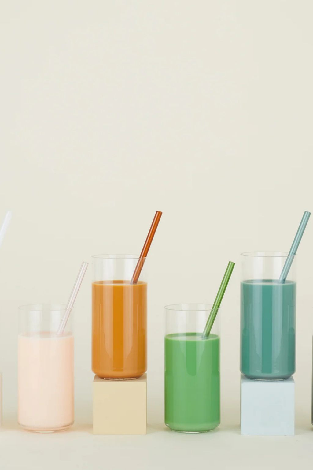 Essential Glass Straws Cool | Set of 6