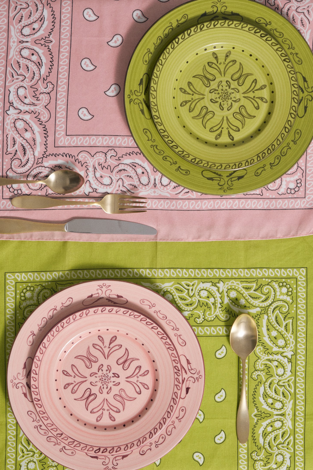 Gone Riding Dinner Plates Pink | Set of 2