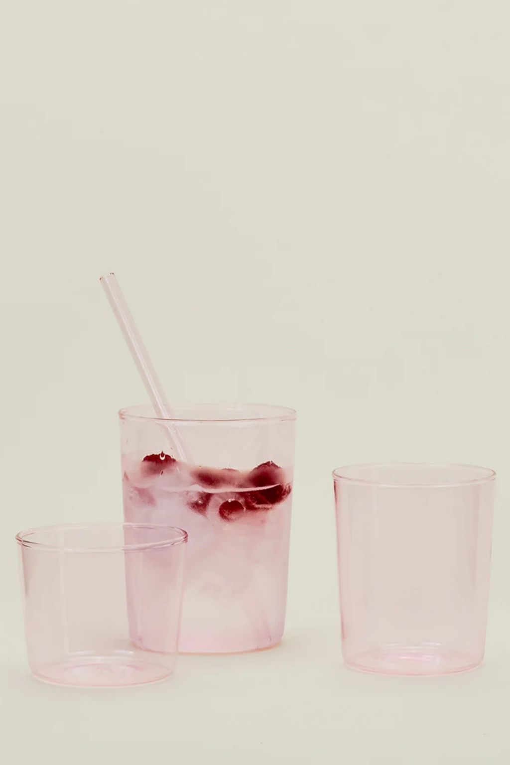 Essential Glassware Medium Blush | Set of 4