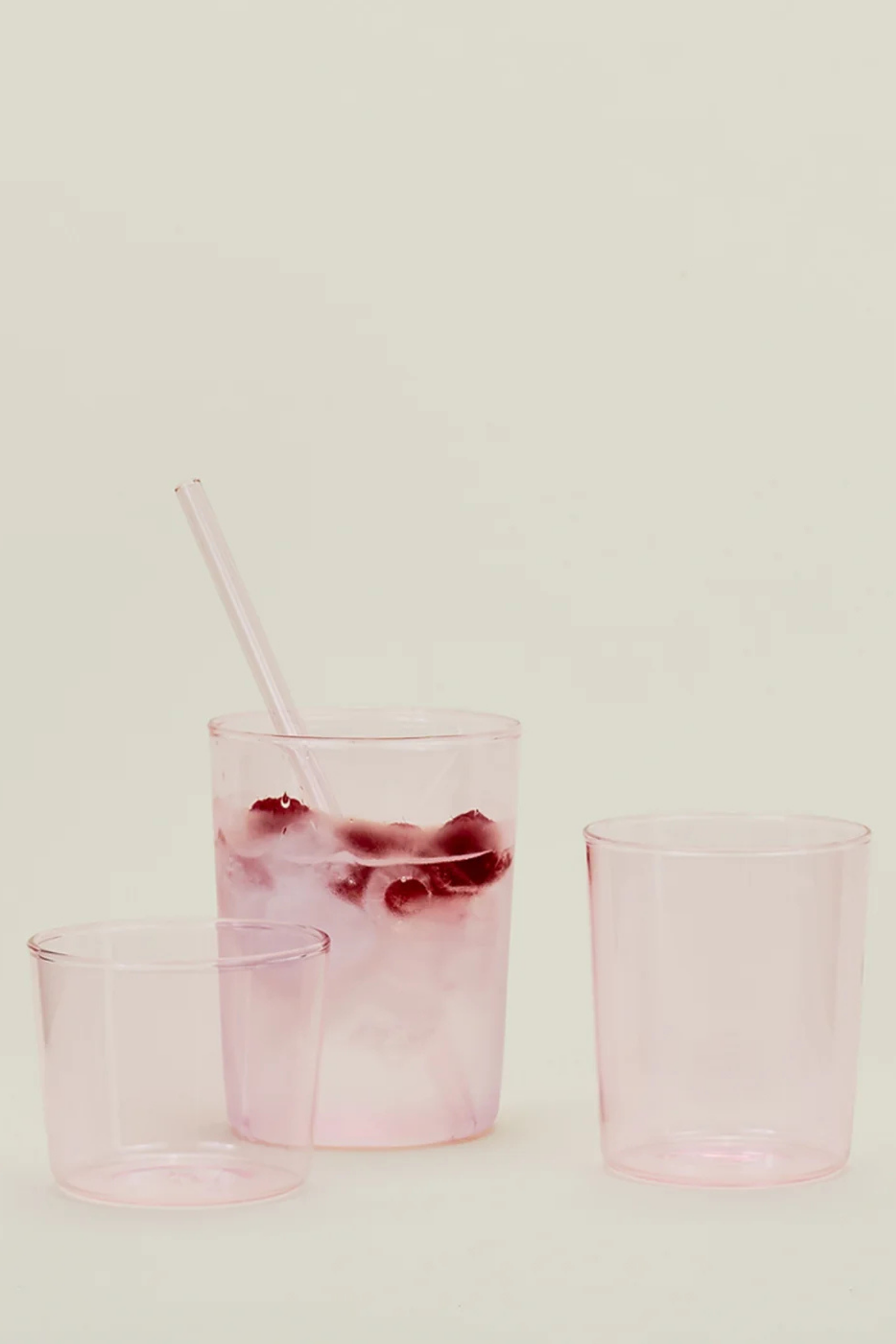 Essential Glassware Medium Blush | Set of 4