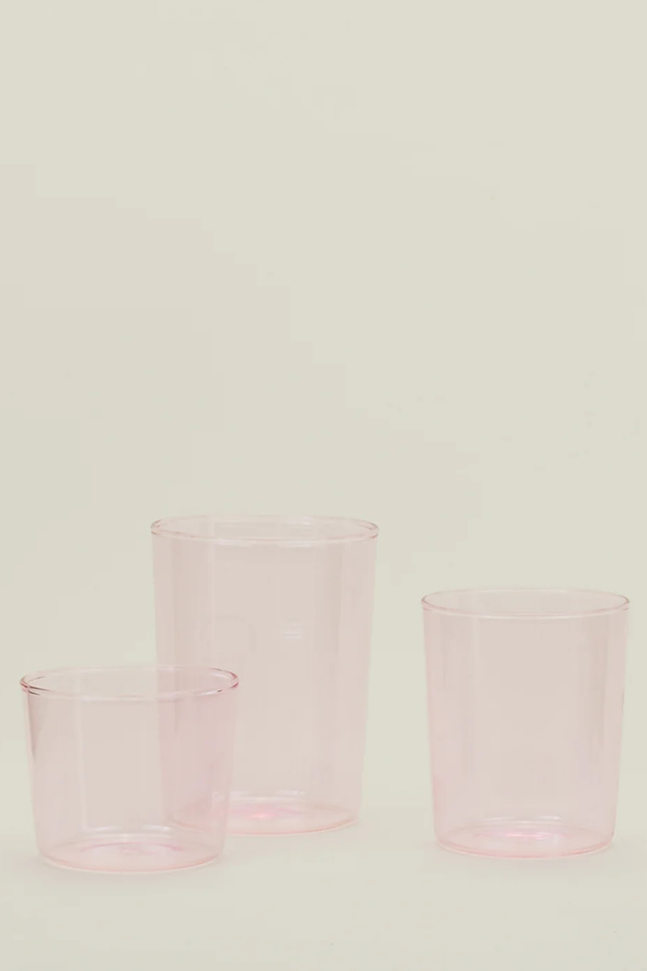 Essential Glassware Medium Blush | Set of 4