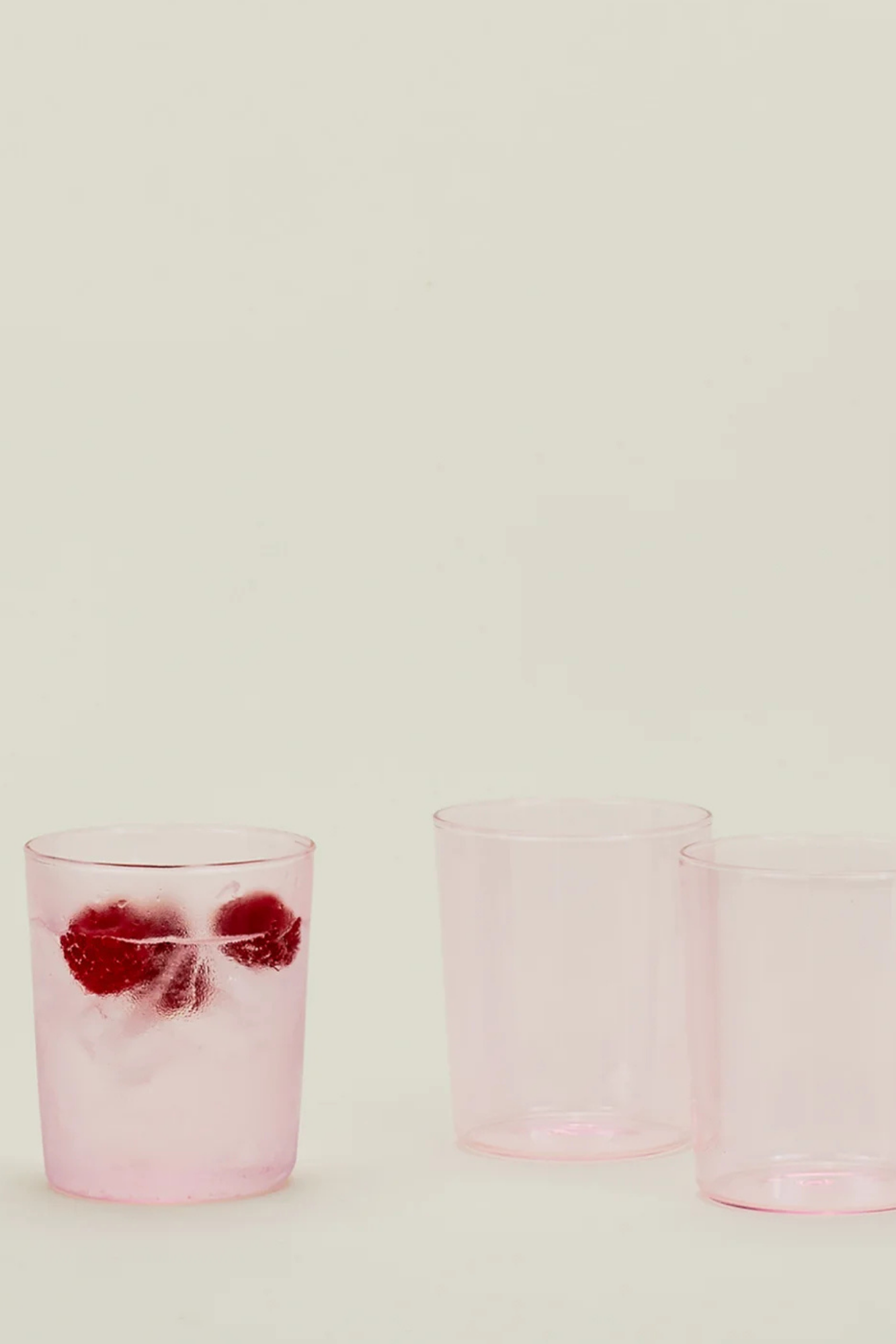 Essential Glassware Medium Blush | Set of 4