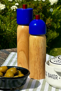 Large Salt & Pepper Grinder | Navy & Red