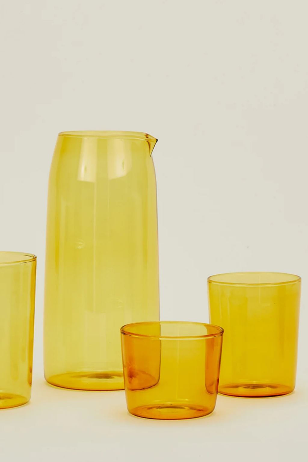 Essential Glassware Medium Amber | Set of 4