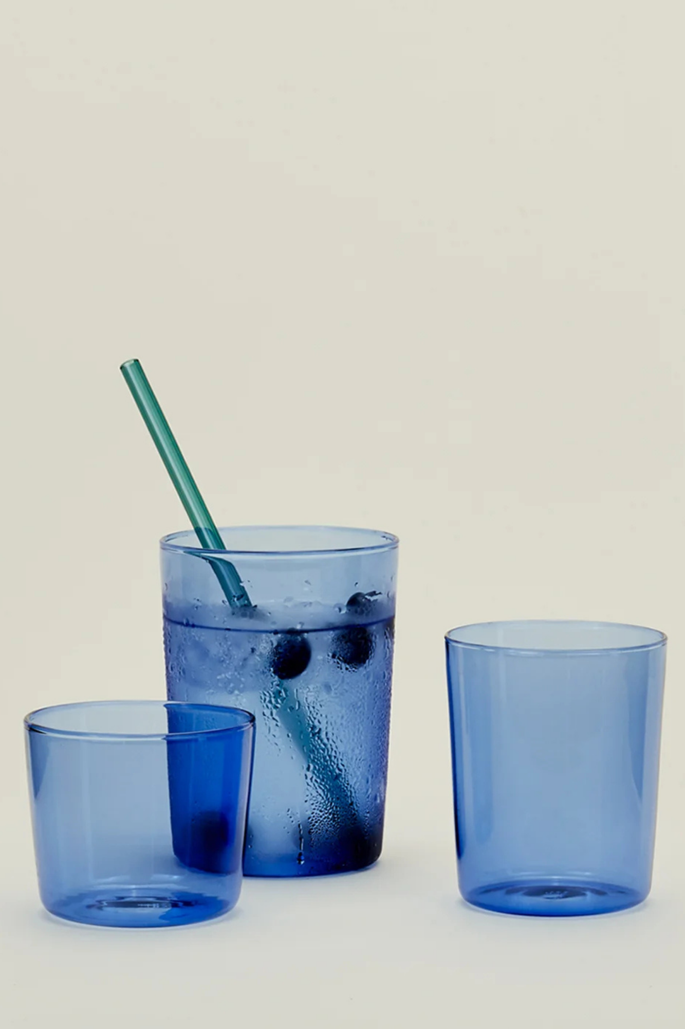 Essential Glassware Medium Blue | Set of 4
