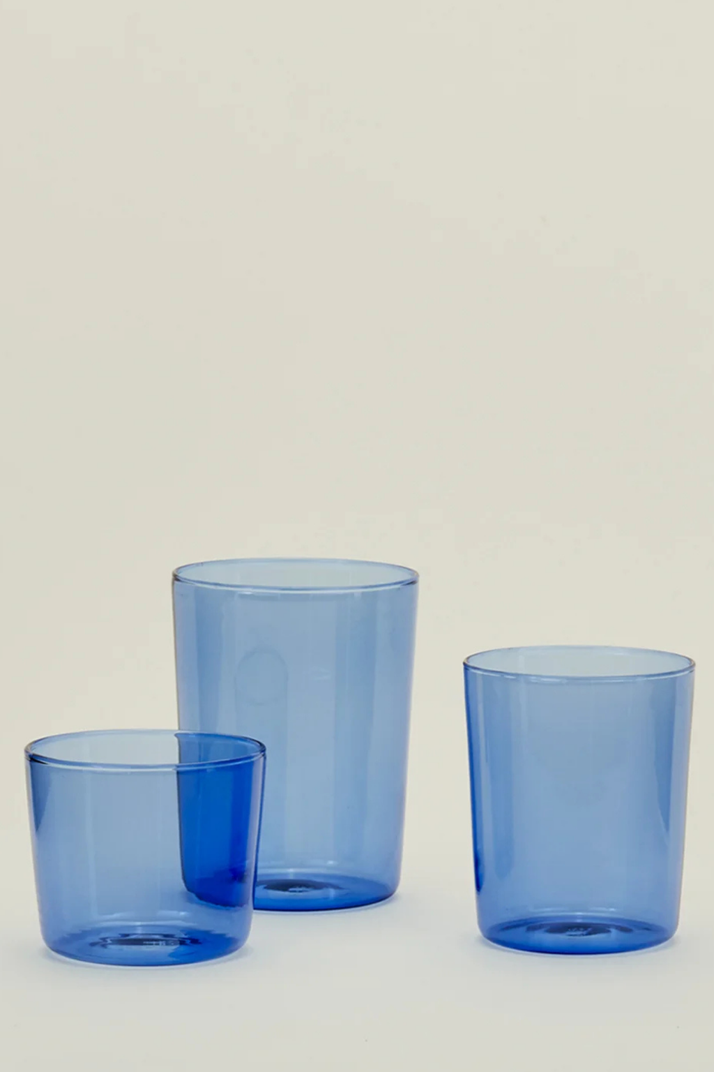 Essential Glassware Medium Blue | Set of 4
