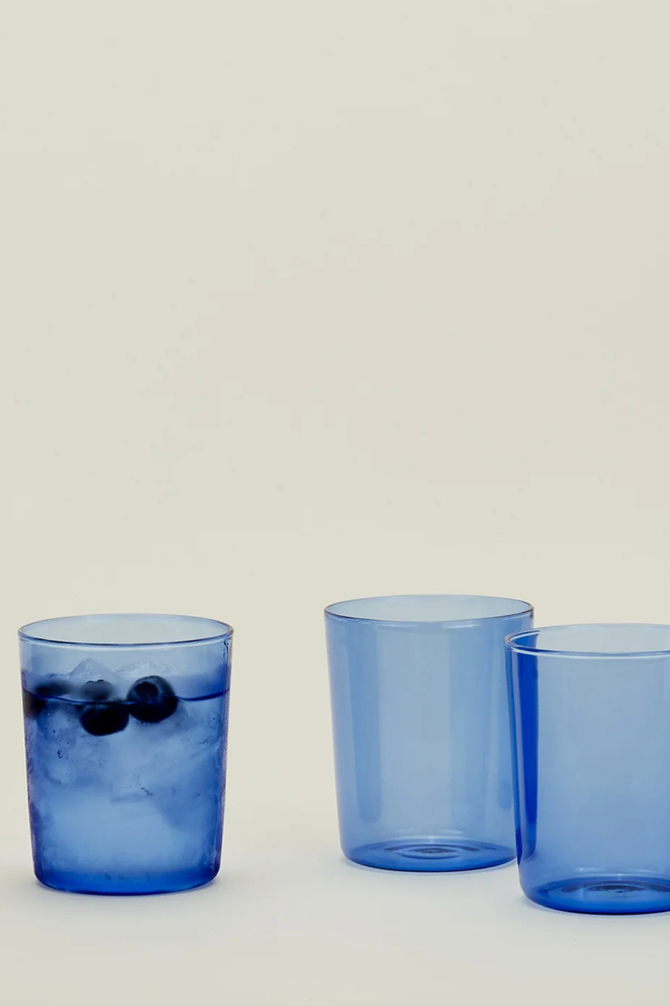 Essential Glassware Medium Blue | Set of 4