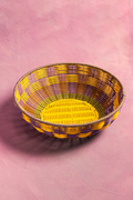 Woven Bowl | Yellow & Lilac