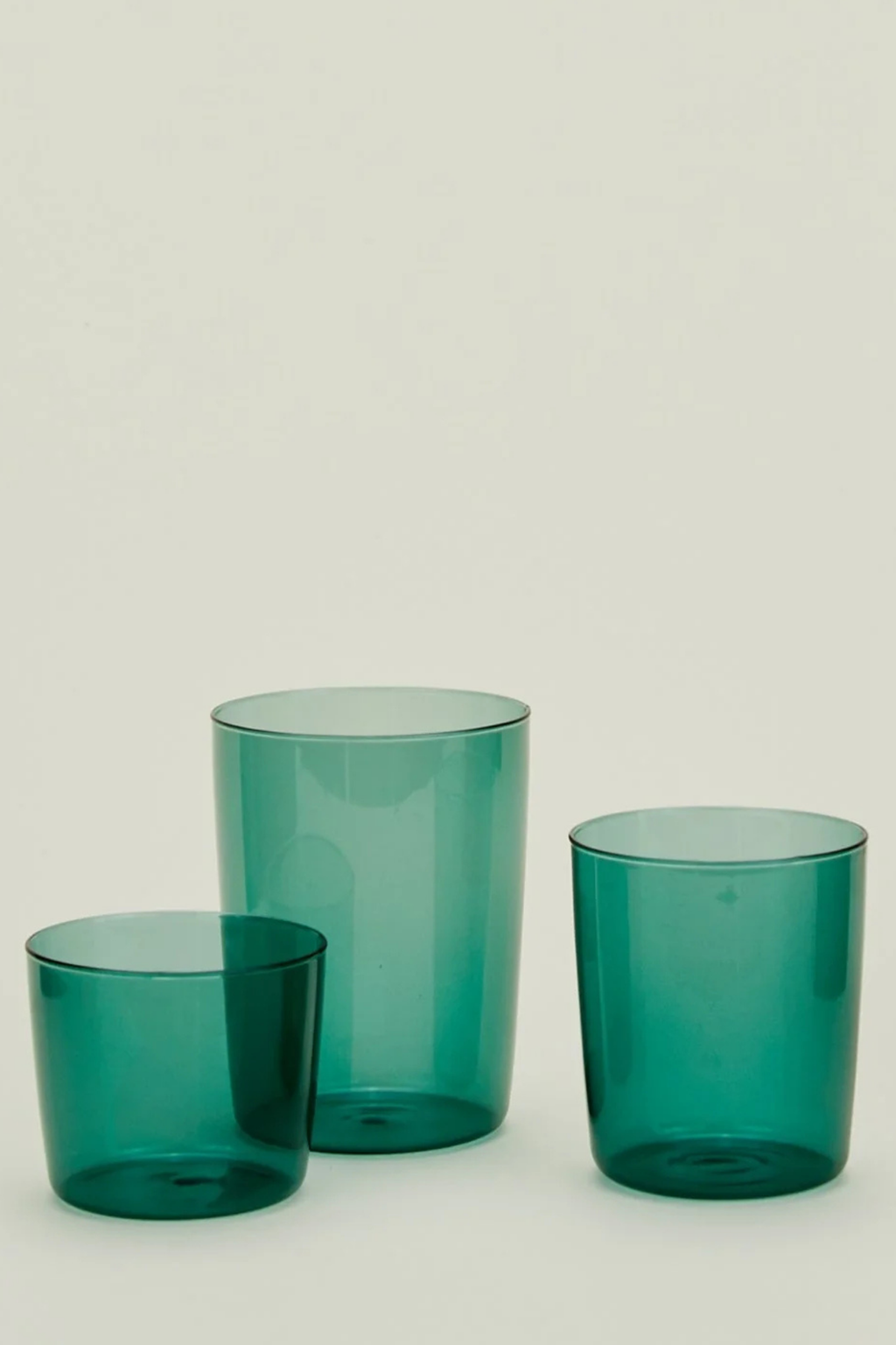 Essential Glassware Medium Peacock | Set of 4