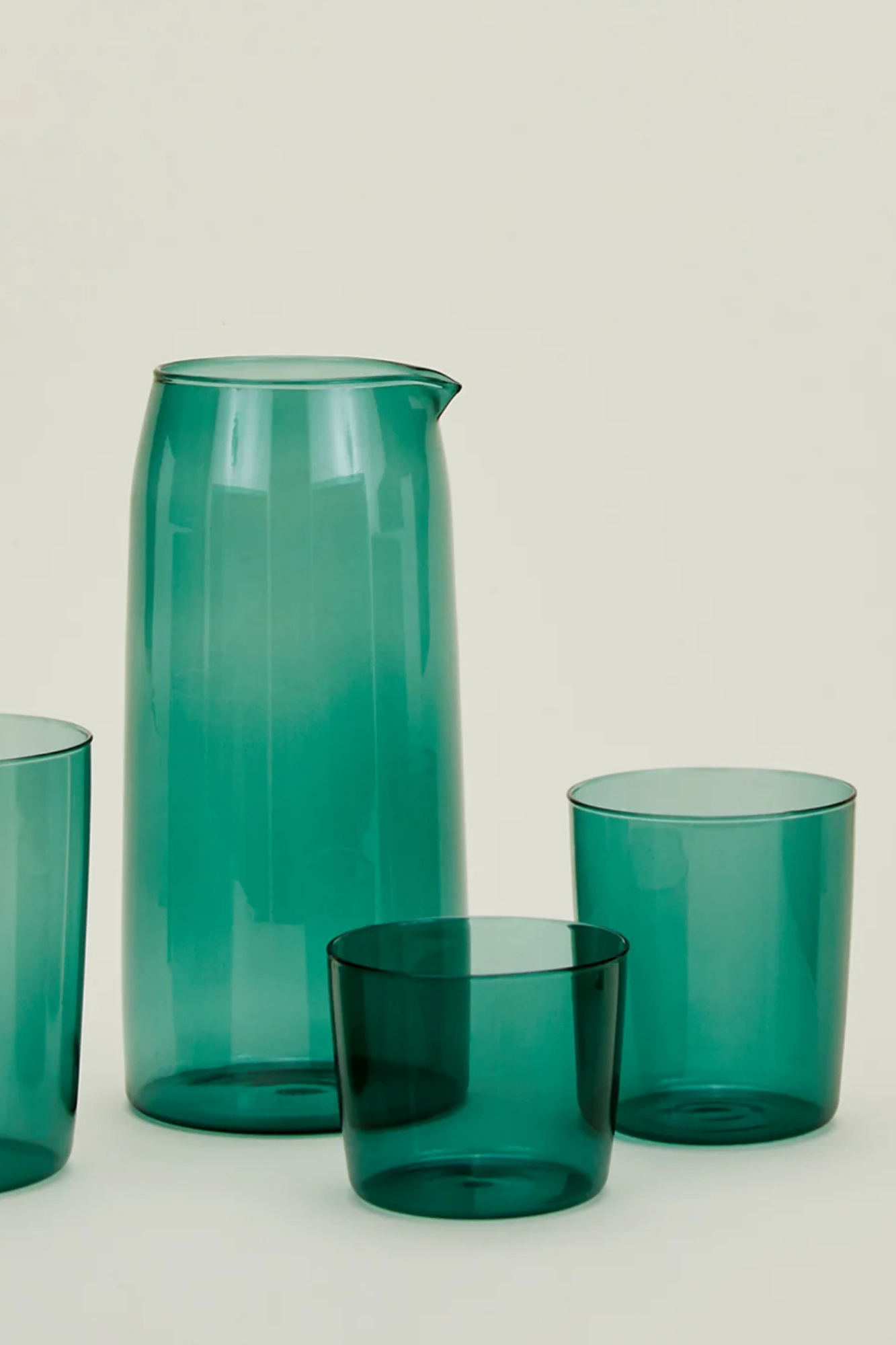Essential Glassware Medium Peacock | Set of 4