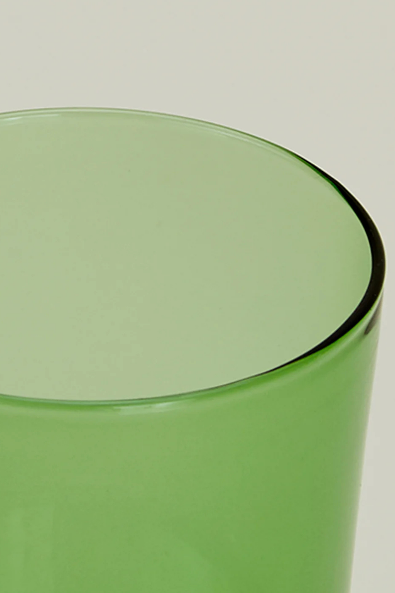 Essential Glassware Medium Green | Set of 4