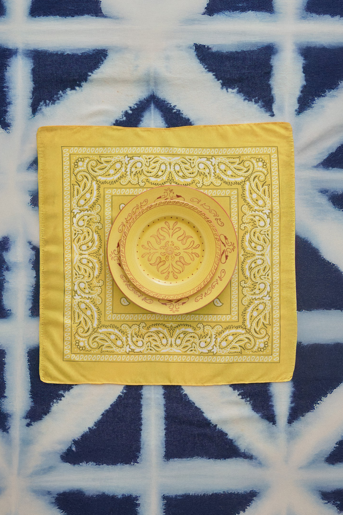 Gone Riding Dessert Plates Yellow | Set of 2