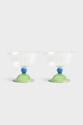 Coupe Tulip Green | Set of 2