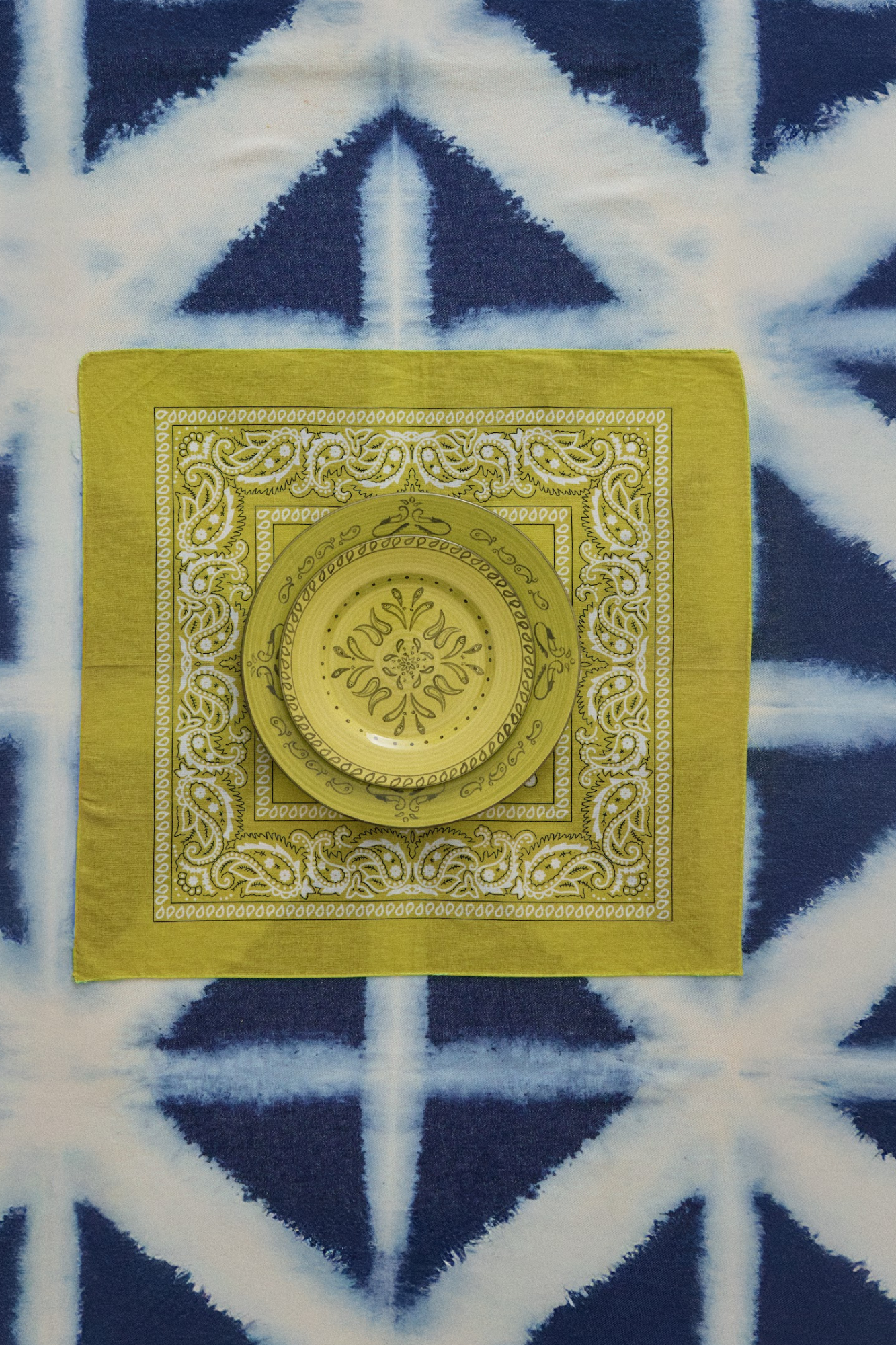 Gone Riding Dessert Plates Green | Set of 2