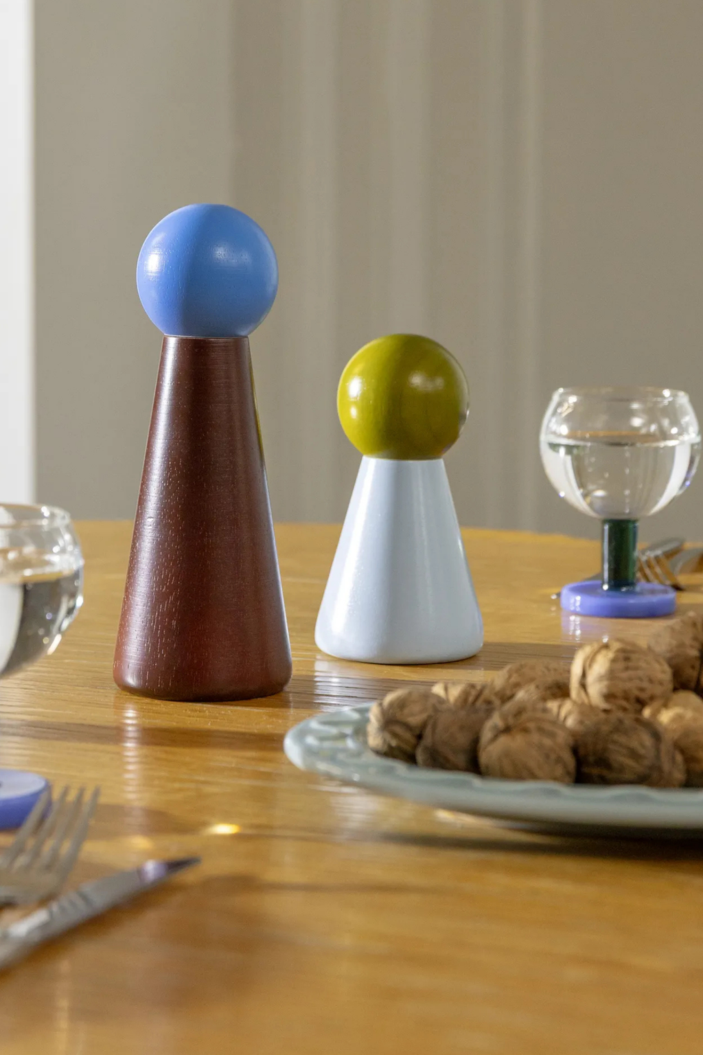 Halma Large Salt & Pepper Grinder | Burgundy