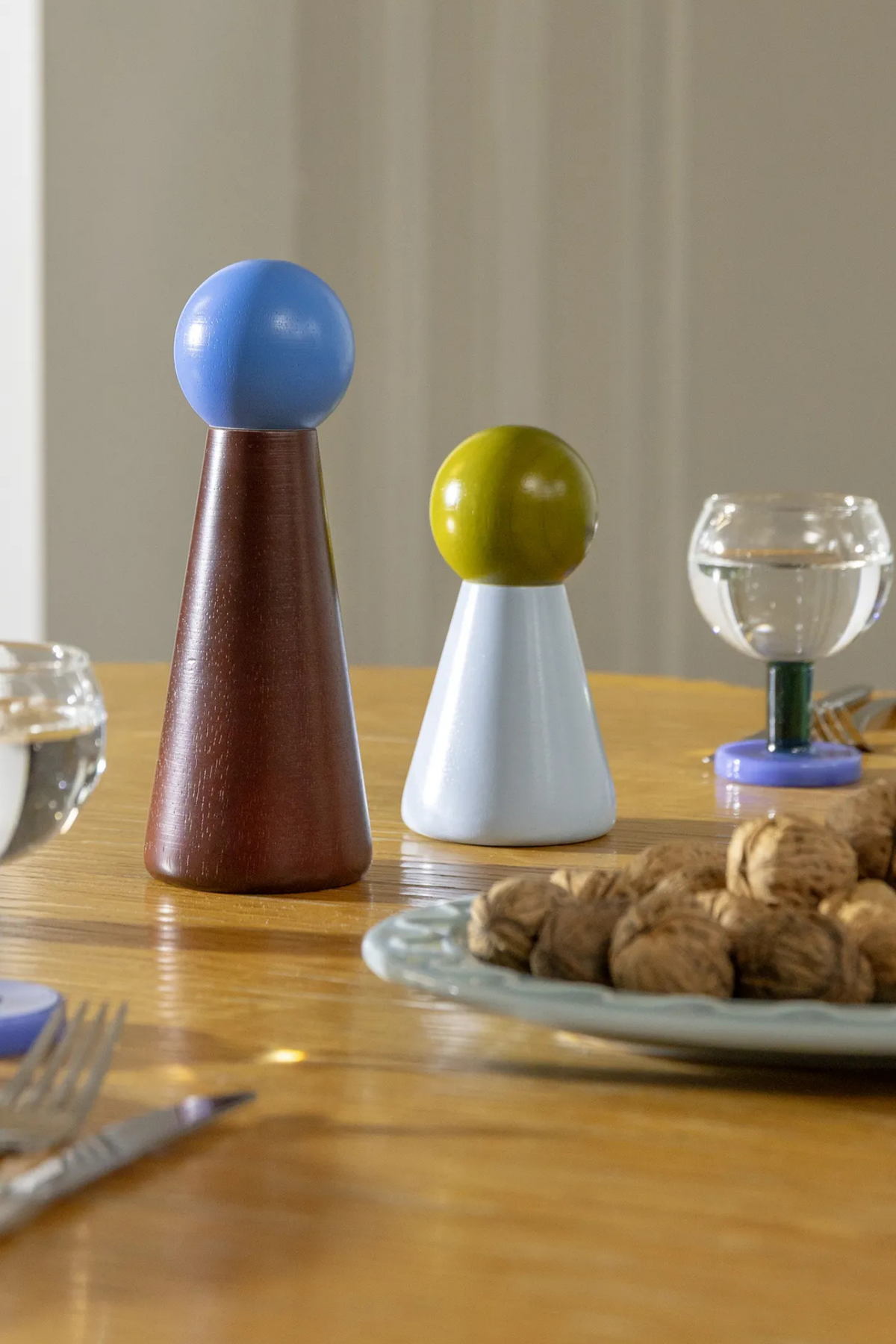 Halma Large Salt & Pepper Grinder | Burgundy