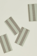 Essential Striped Dinner Napkin Olive/Sage | Set of 4