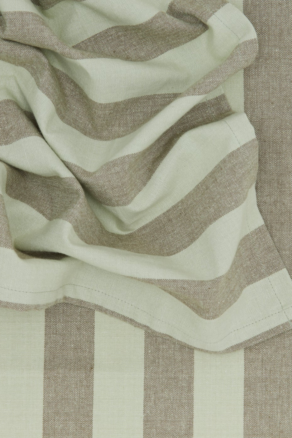 Essential Striped Dinner Napkin Olive/Sage | Set of 4