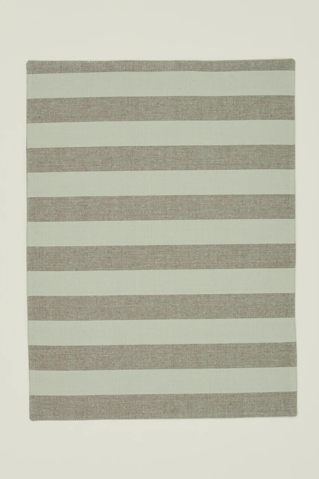 Essential Striped Dinner Placemat Olive/Sage | Set of 4