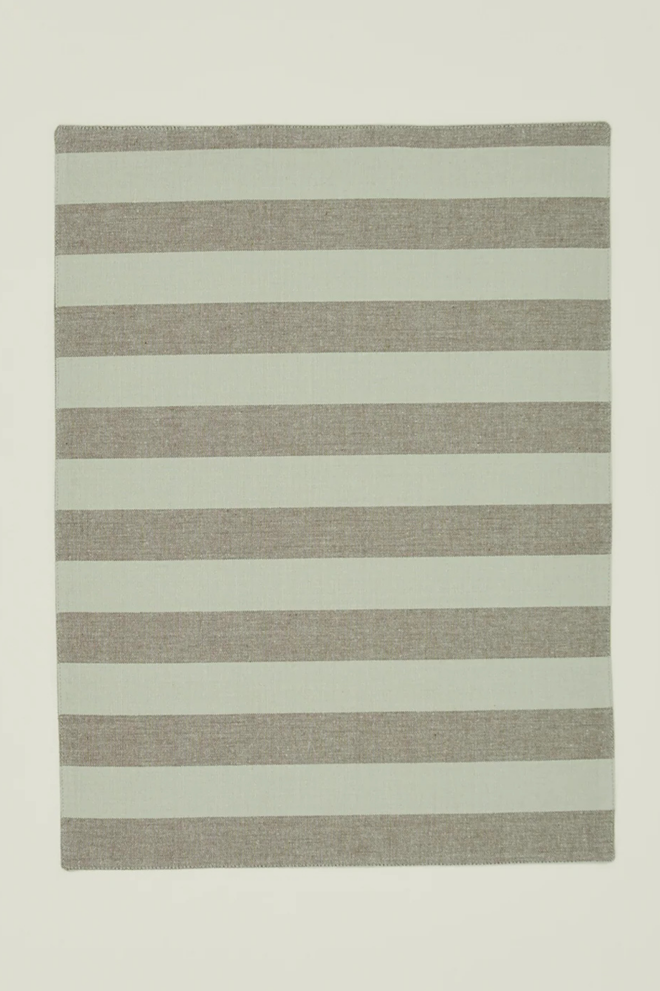 Essential Striped Dinner Placemat Olive/Sage | Set of 4