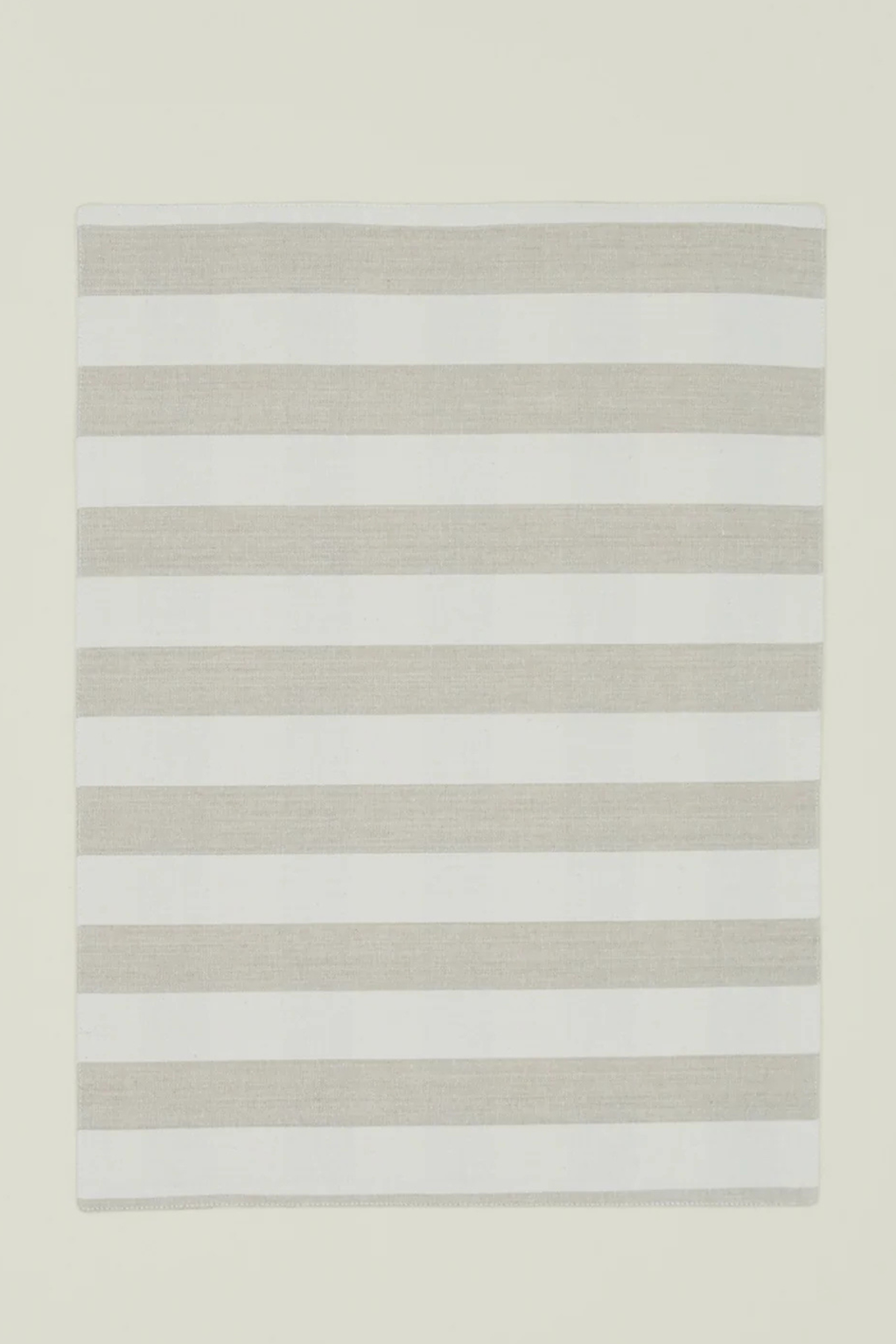 Essential Striped Dinner Placemat Ivory/Flax | Set of 4