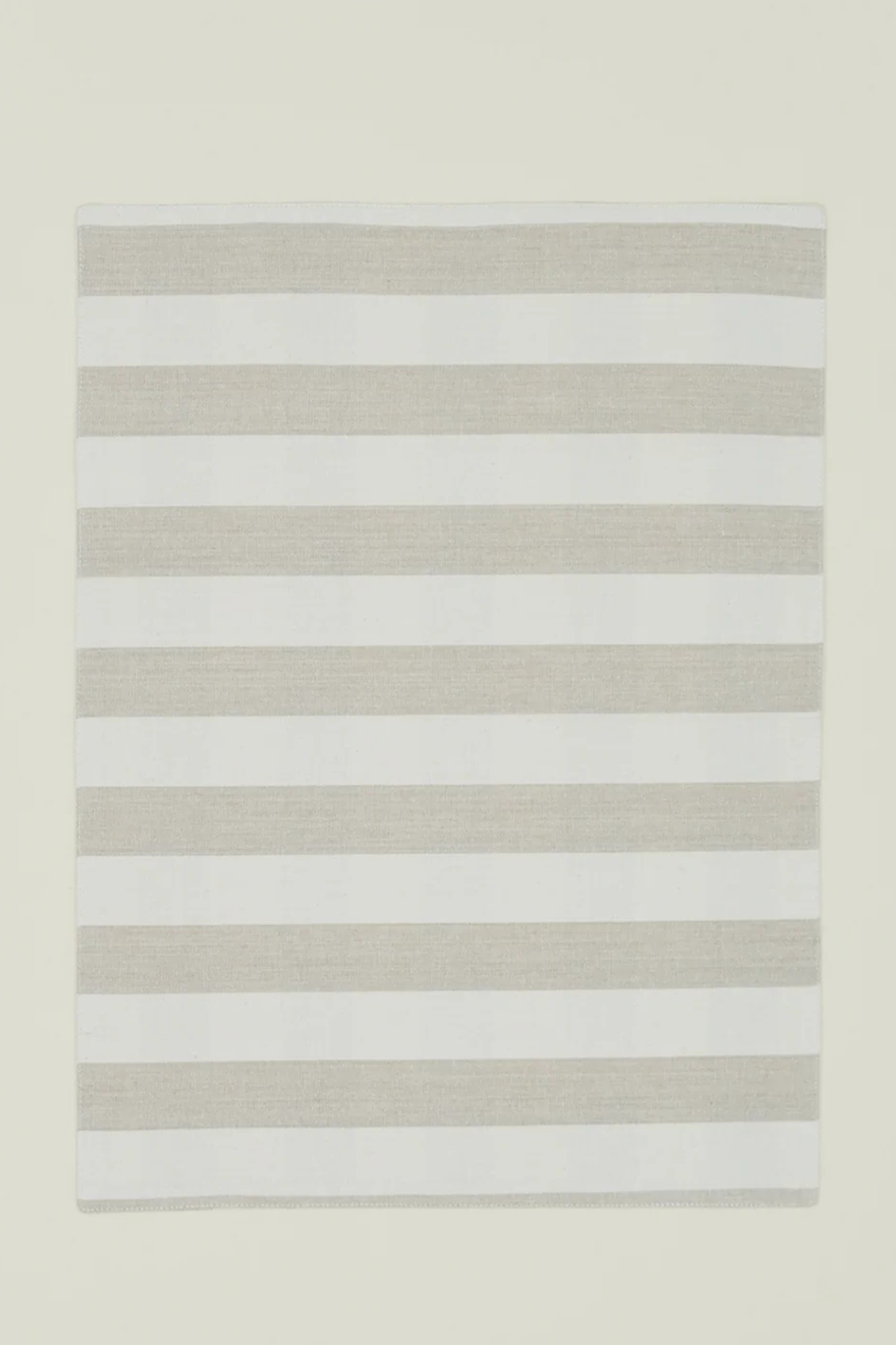 Essential Striped Dinner Placemat Ivory/Flax | Set of 4