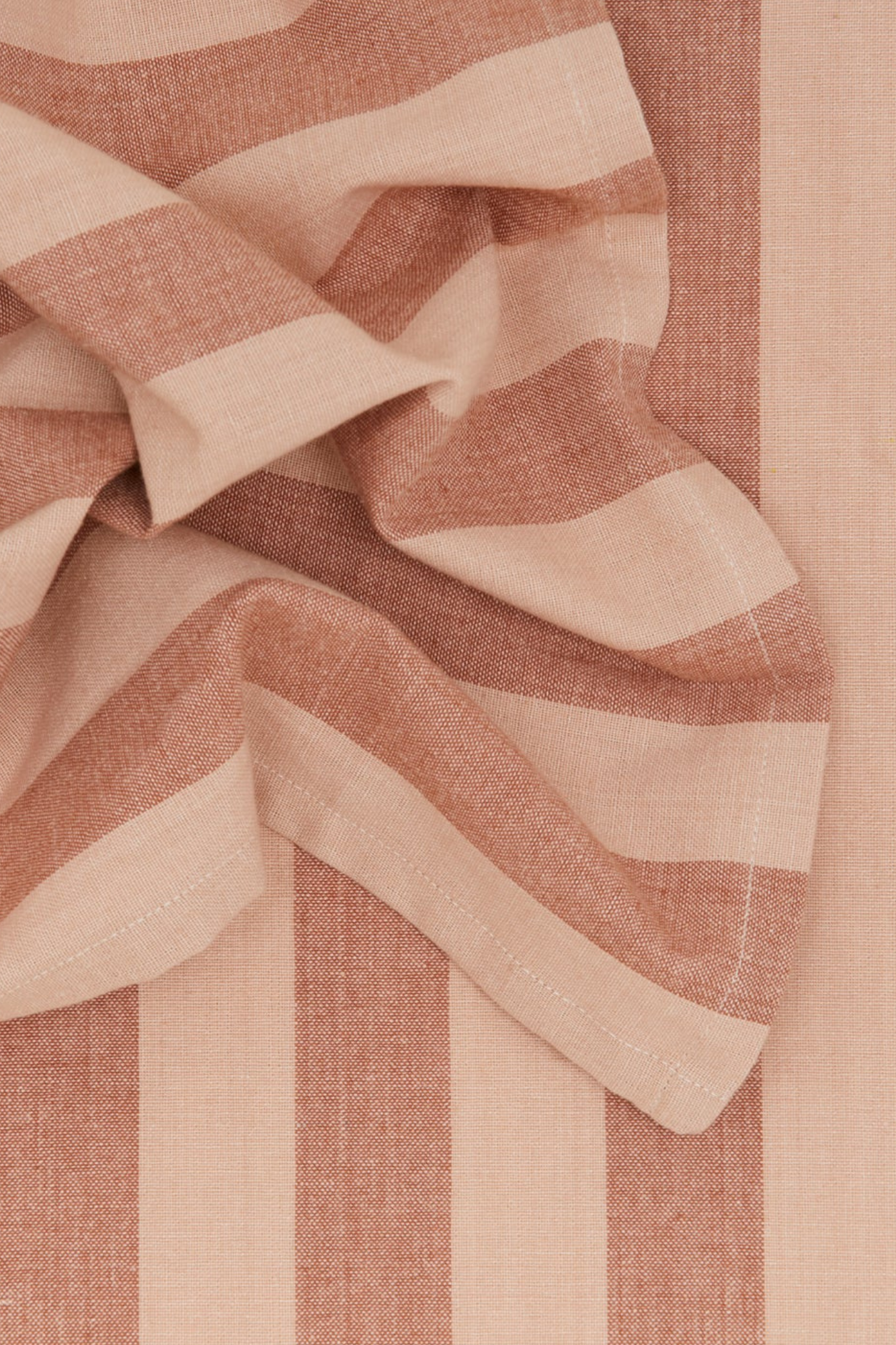 Essential Striped Dinner Napkin Blush/Terracota | Set of 4