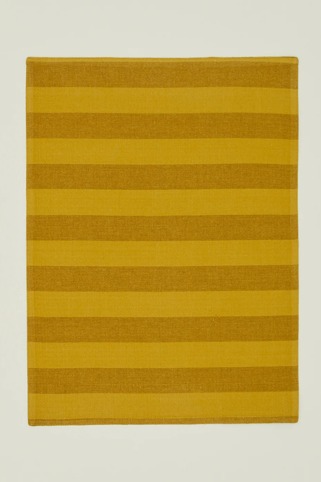 Essential Striped Dinner Placemat Mustard/Bronze | Set of 4