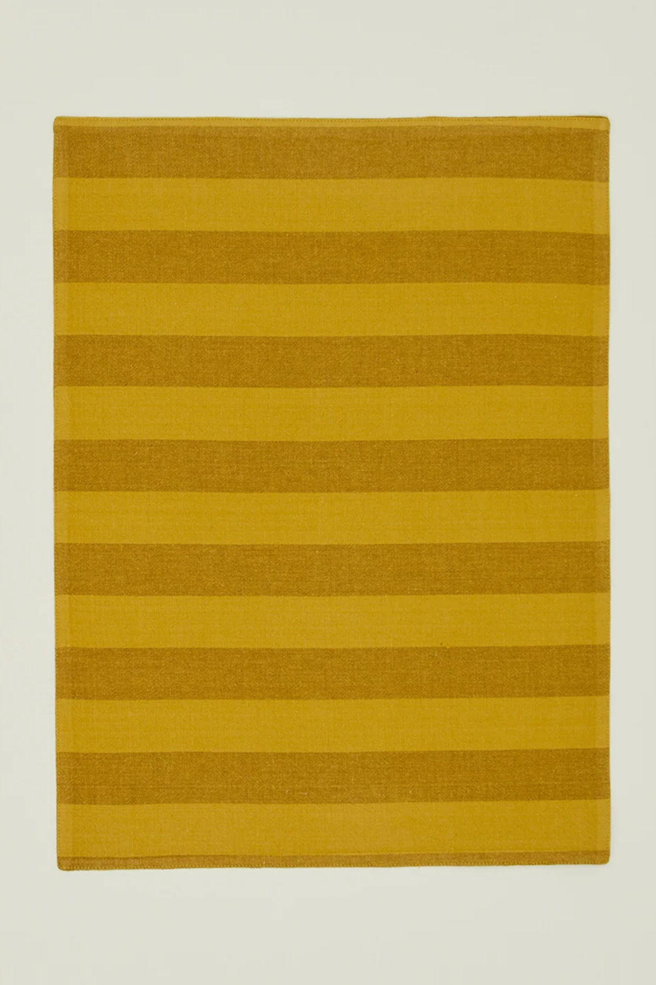 Essential Striped Dinner Placemat Mustard/Bronze | Set of 4