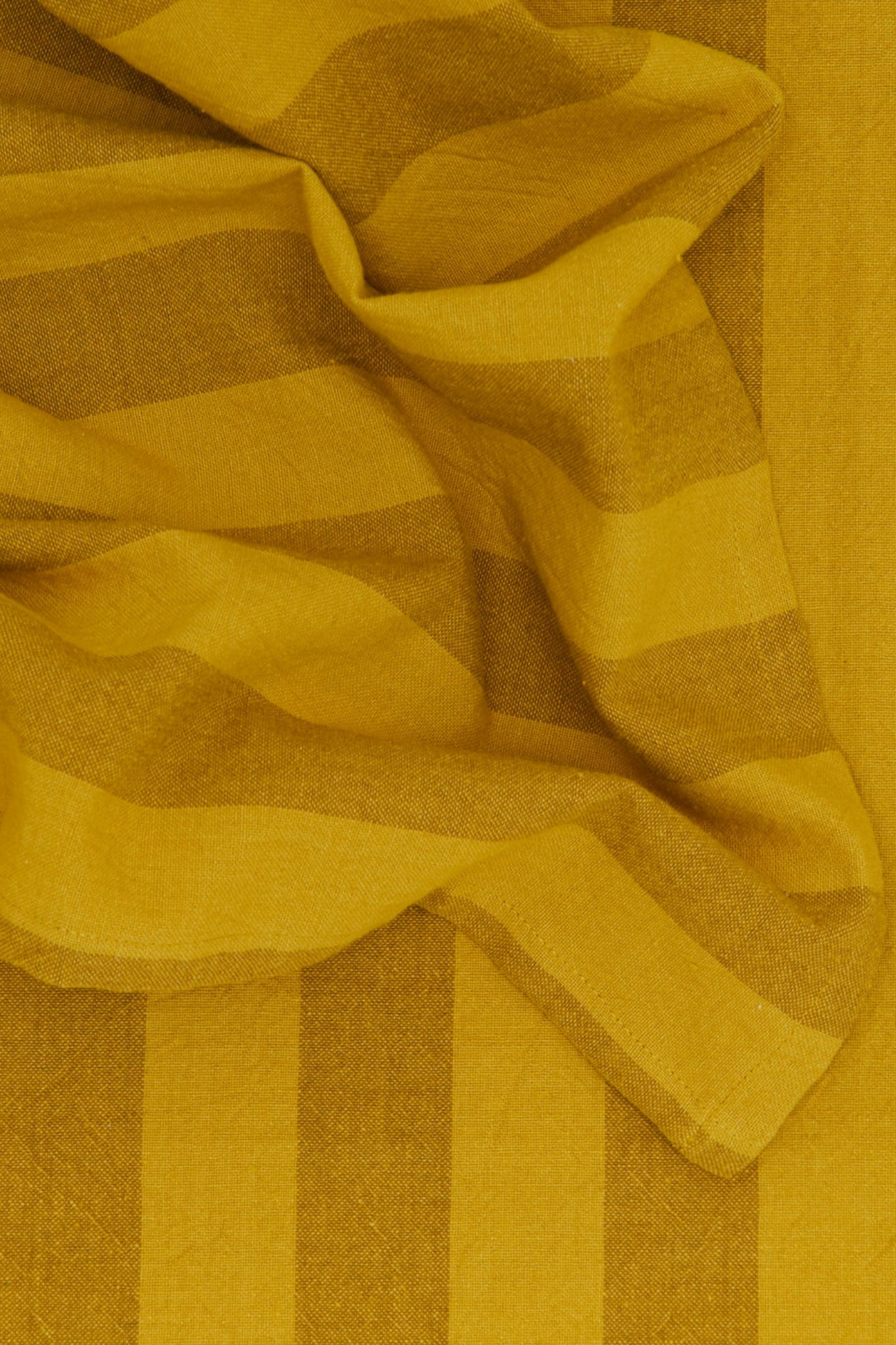 Essential Striped Dinner Napkin Mustard/Bronze | Set of 4
