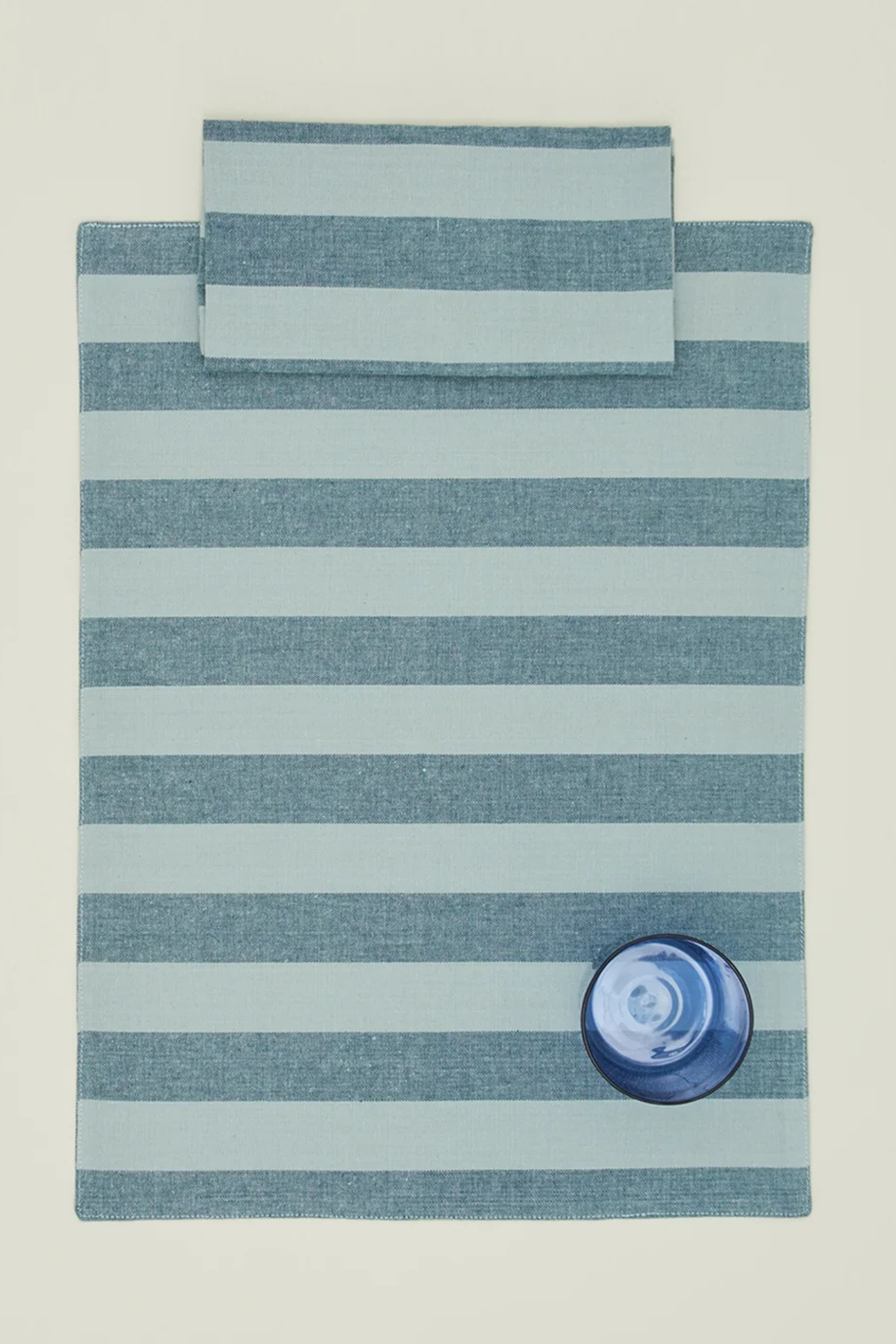 Essential Striped Dinner Napkin Sky/Peacock | Set of 4