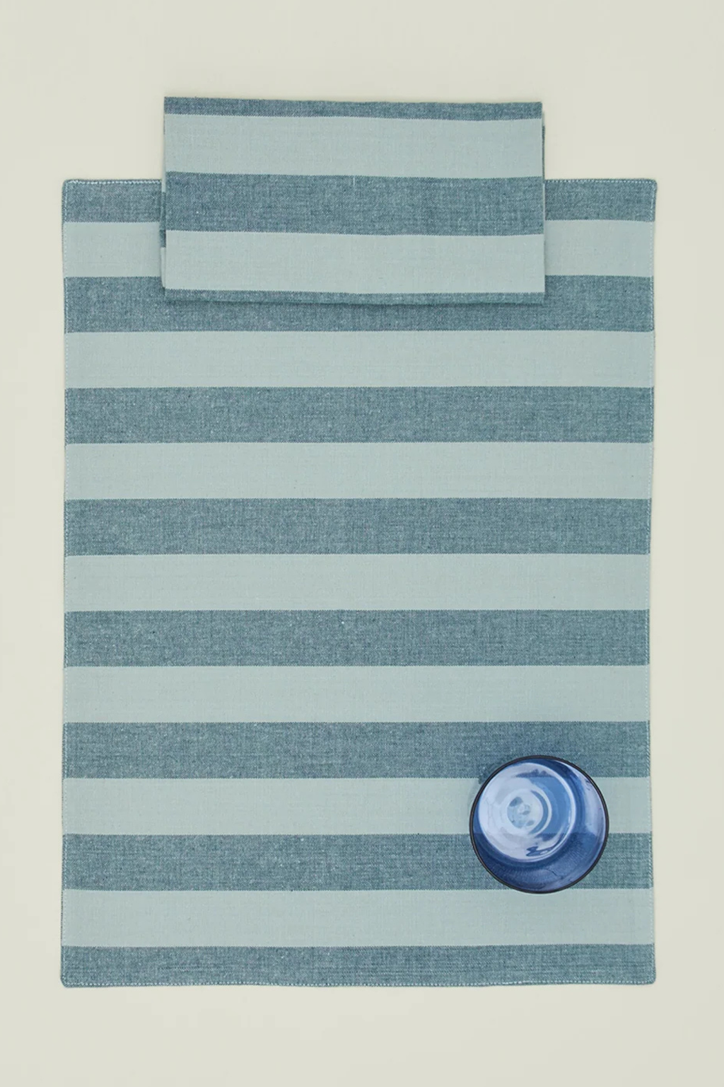 Essential Striped Dinner Placemat Sky/Peacock | Set of 4