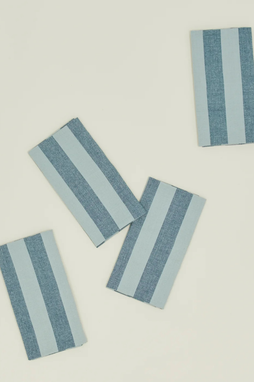 Essential Striped Dinner Napkin Sky/Peacock | Set of 4