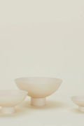 Essential Footed Bowl Large | Ivory