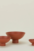 Essential Footed Bowl Large | Terracota