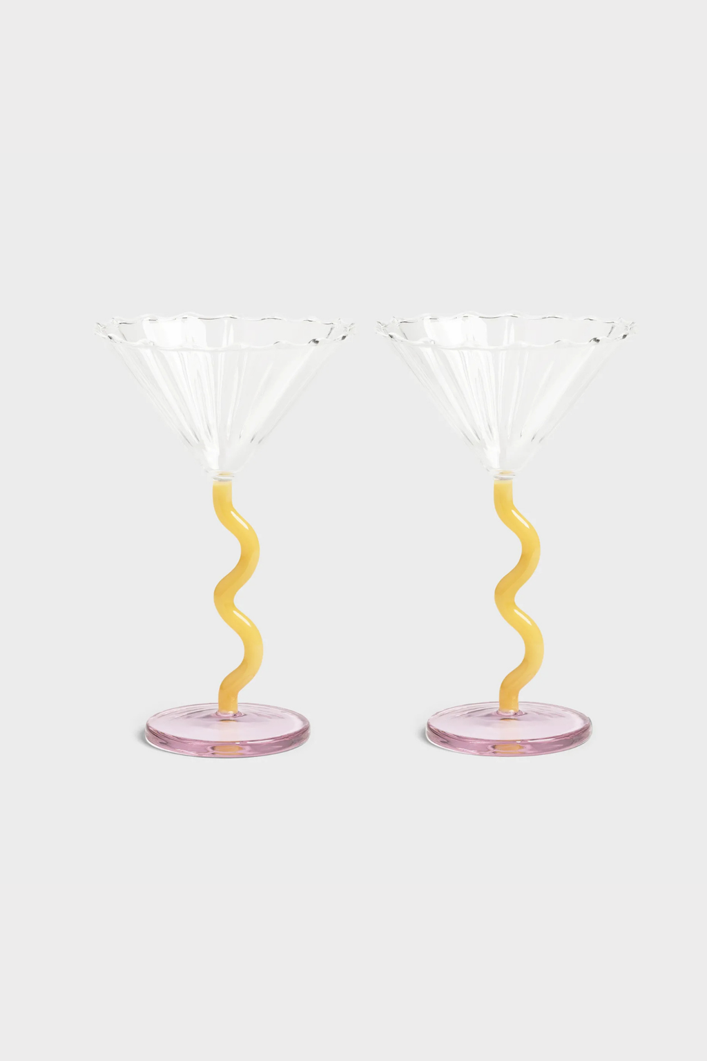 Coupe Curve Caramel | Set of 2