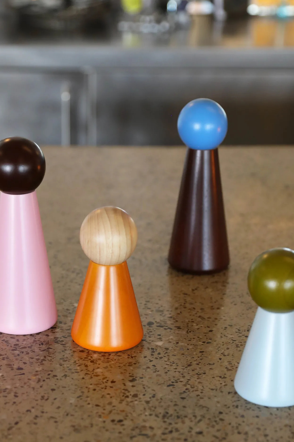 Halma Small Salt & Pepper Grinder | Orange
