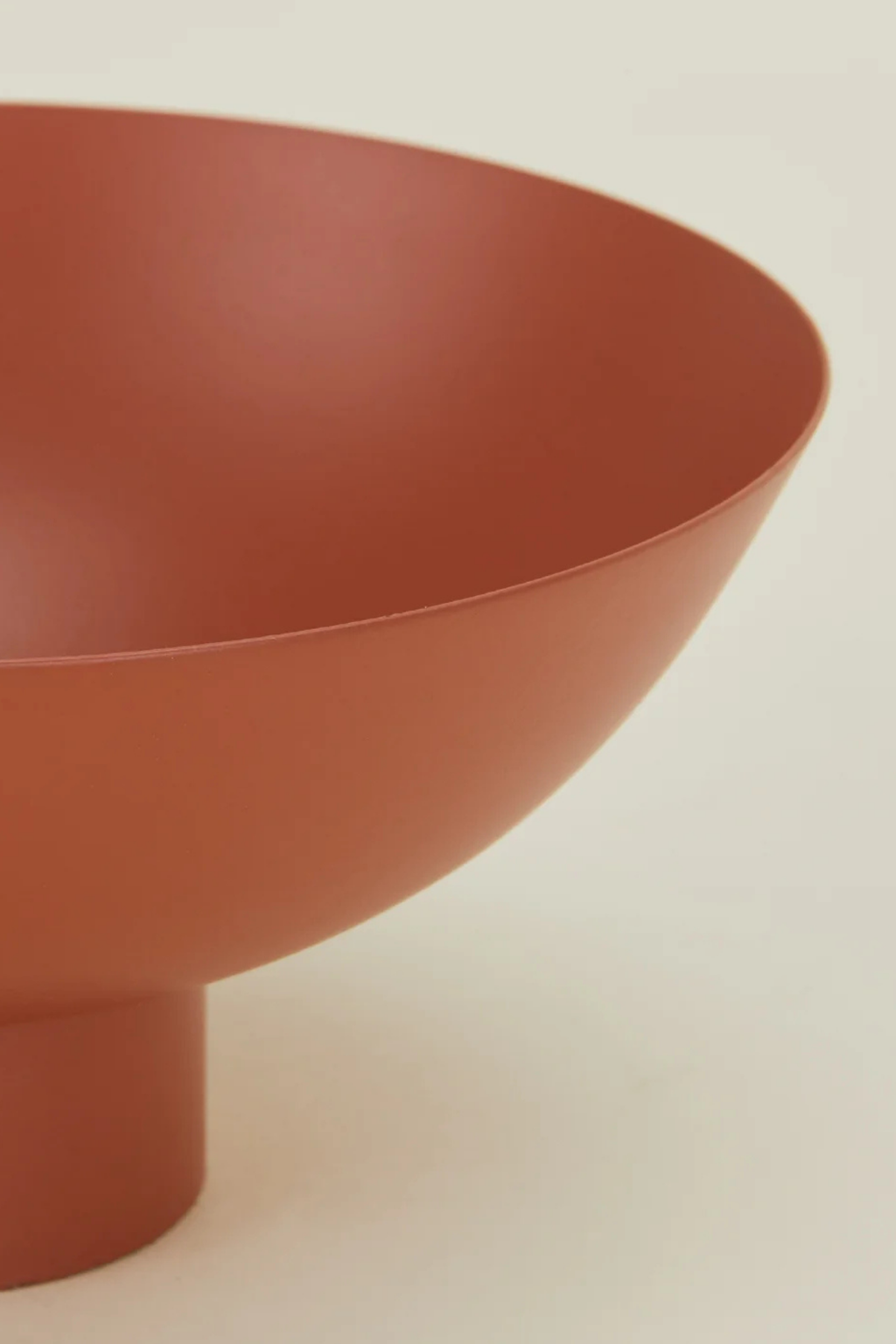Essential Footed Bowl Large | Terracota