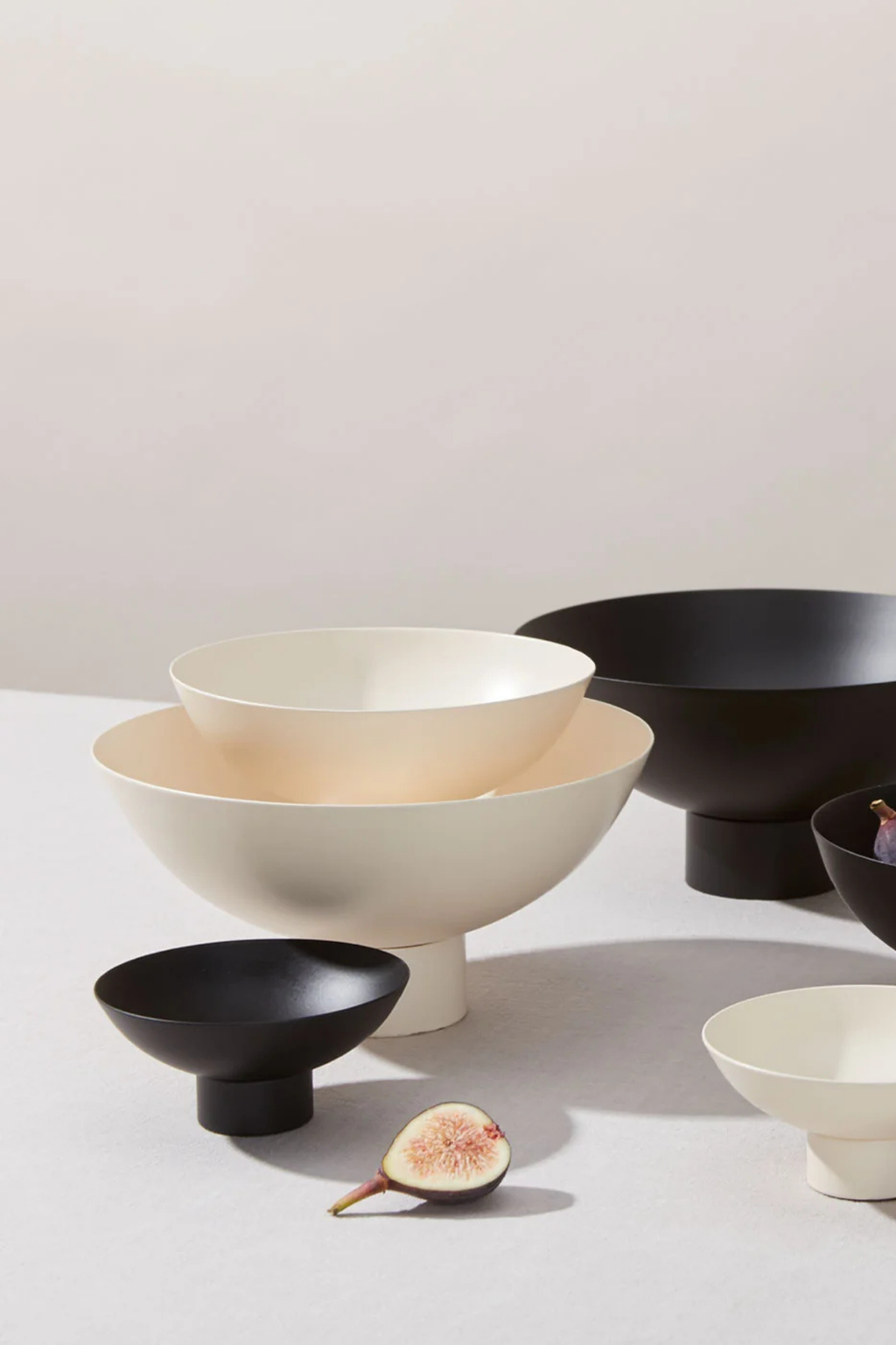 Essential Footed Bowl Large | Ivory