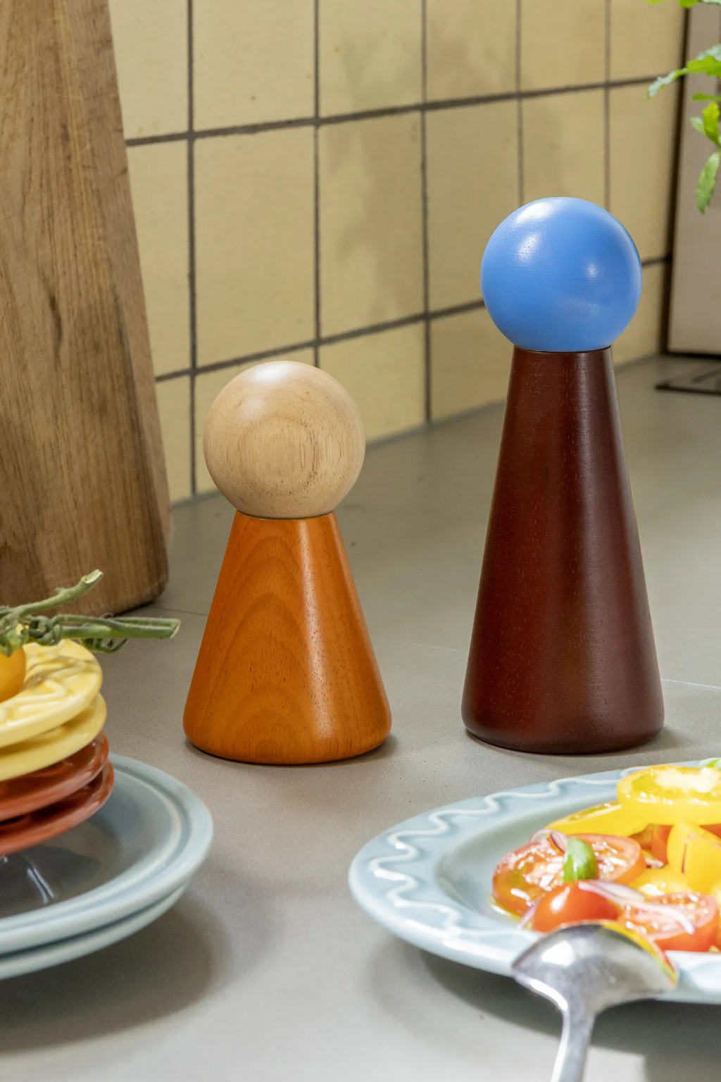 Halma Large Salt & Pepper Grinder | Burgundy