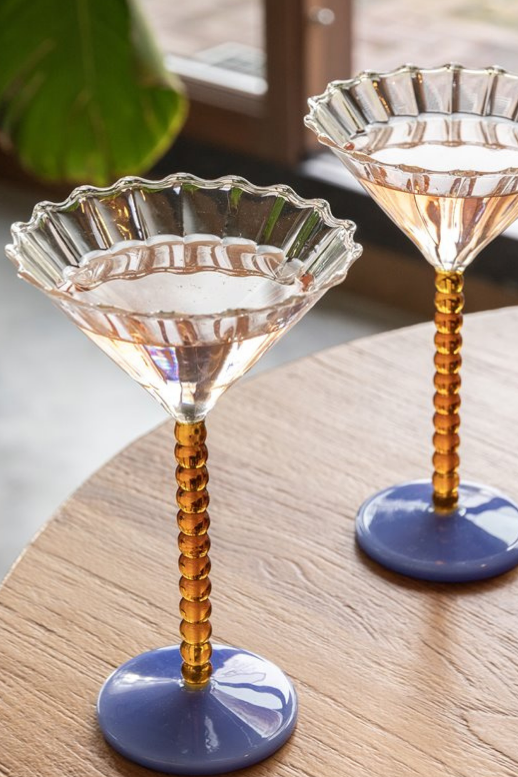 Coupe Perle Amber | Set of 2