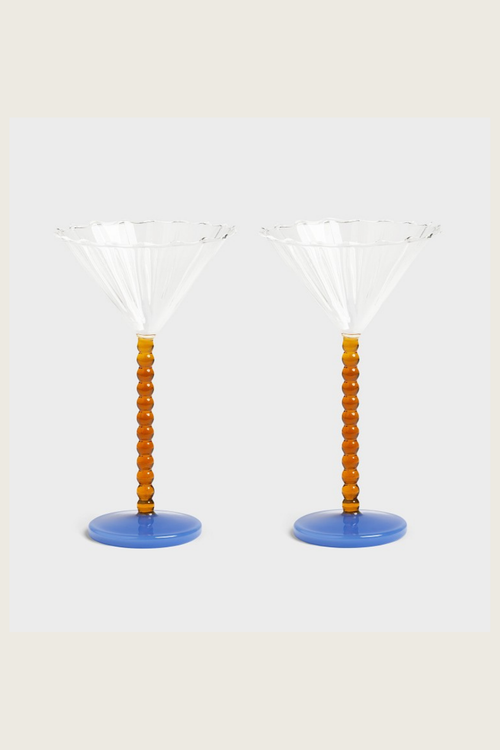 Coupe Perle Amber | Set of 2