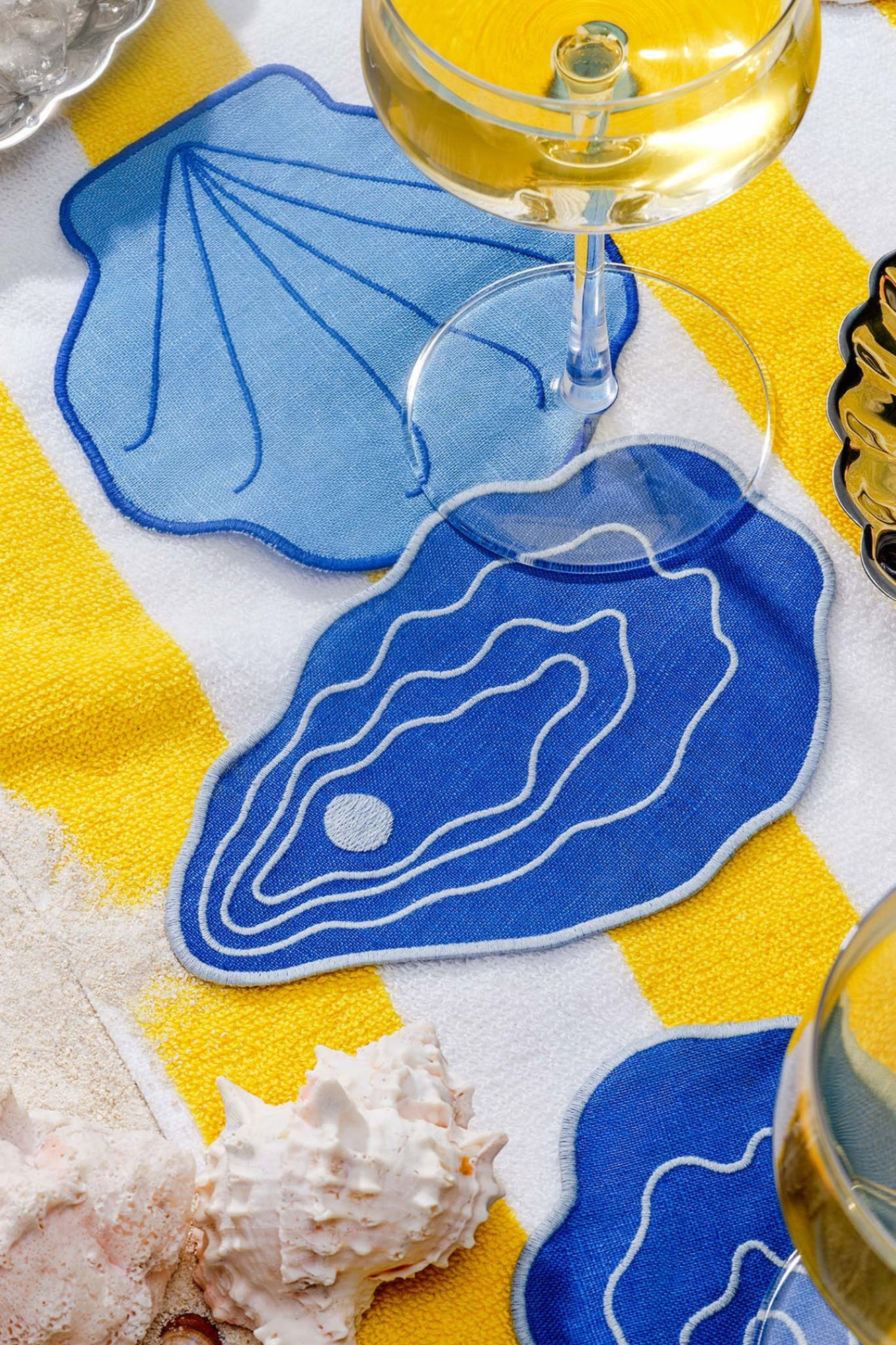 Shell Cocktail Napkins