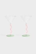 Coupe Curve Green | Set of 2