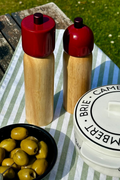 Large Salt & Pepper Grinder | Red & Red